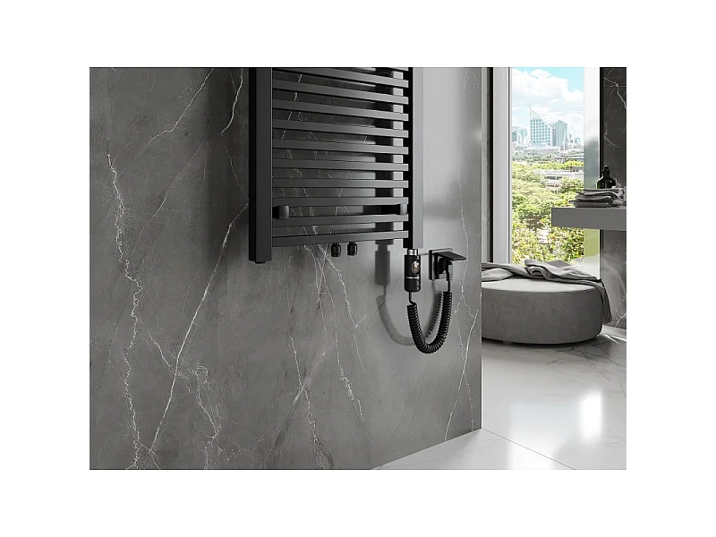 Mexen Pluton radiateur électrique 1200 x 500 mm, 600 W, noir - W106-1200-500-2600-70