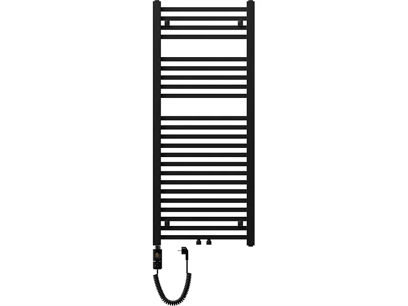 Mexen Pluton radiateur électrique 1200 x 500 mm, 600 W, noir - W106-1200-500-2600-70