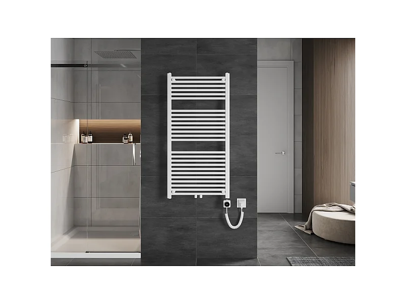 Mexen Mars radiateur électrique 1200 x 600 mm, 600 W, blanc - W110-1200-600-6600-20