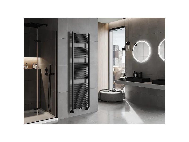 Mexen Hades radiador de casa de banho 1800 x 500 mm, 854 W, preto - W104-1800-500-00-70