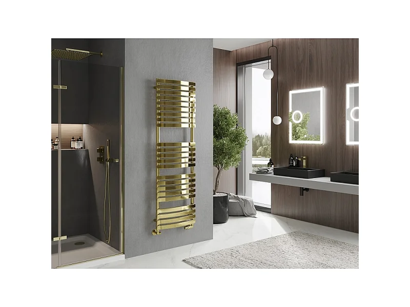 Mexen Bachus radiateur de salle de bains 1600 x 500 mm, 679 W, doré - W109-1600-500-00-50
