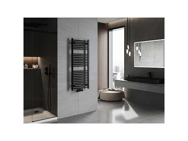 Mexen Ares radiador de casa de banho 1200 x 500 mm, 531 W, preto - W102-1200-500-00-70
