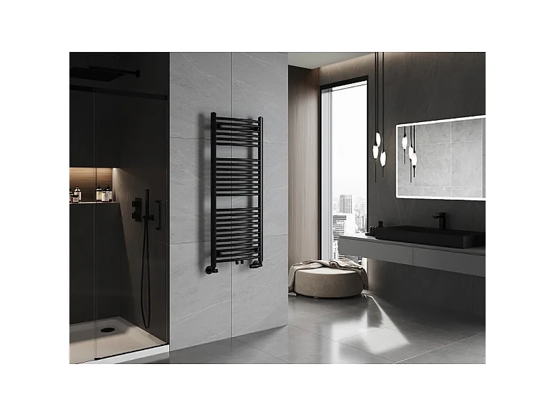 Mexen Ares radiador de casa de banho 1200 x 500 mm, 531 W, preto - W102-1200-500-00-70
