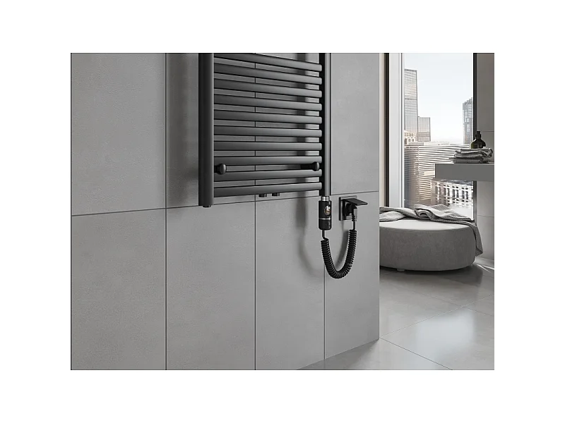 Mexen Hades radiateur électrique 1500 x 400 mm, 600 W, noir - W104-1500-400-2600-70