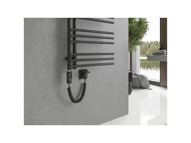 Mexen Neptun radiateur électrique 1400 x 500 mm, 600 W, anthracite - W101-1400-500-2600-66