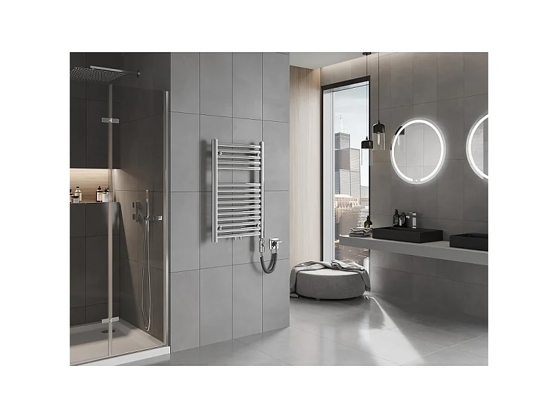 Mexen Hades radiateur électrique 800 x 500 mm, 300 W, chromé - W104-0800-500-2300-01