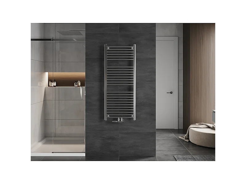 Mexen Mars radiador de casa de banho 1200 x 500 mm, 417 W, cromado - W110-1200-500-00-01