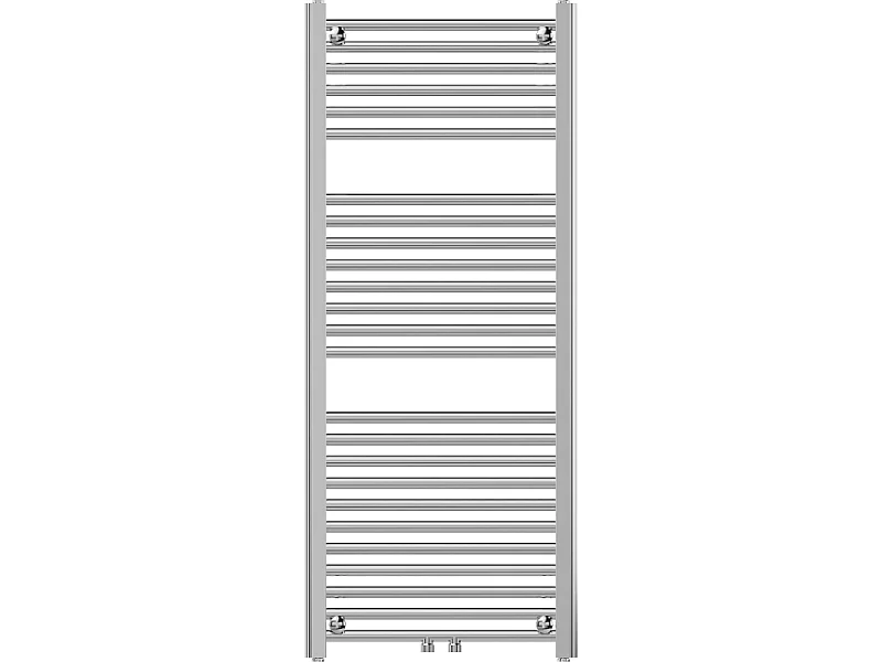 Mexen Mars radiador de casa de banho 1200 x 500 mm, 417 W, cromado - W110-1200-500-00-01