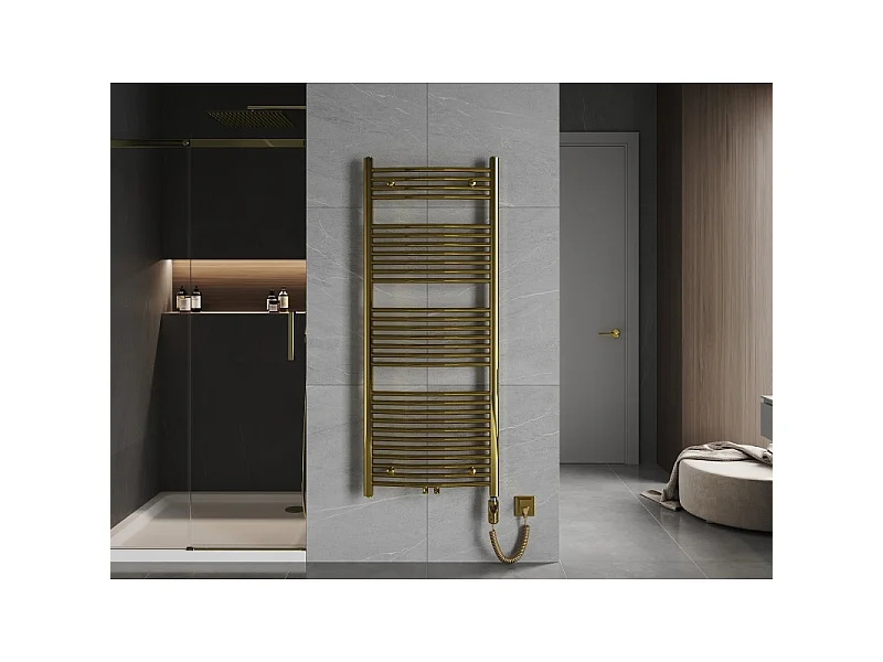 Mexen Ares radiateur électrique 1500 x 600 mm, 600 W, doré - W102-1500-600-2600-50