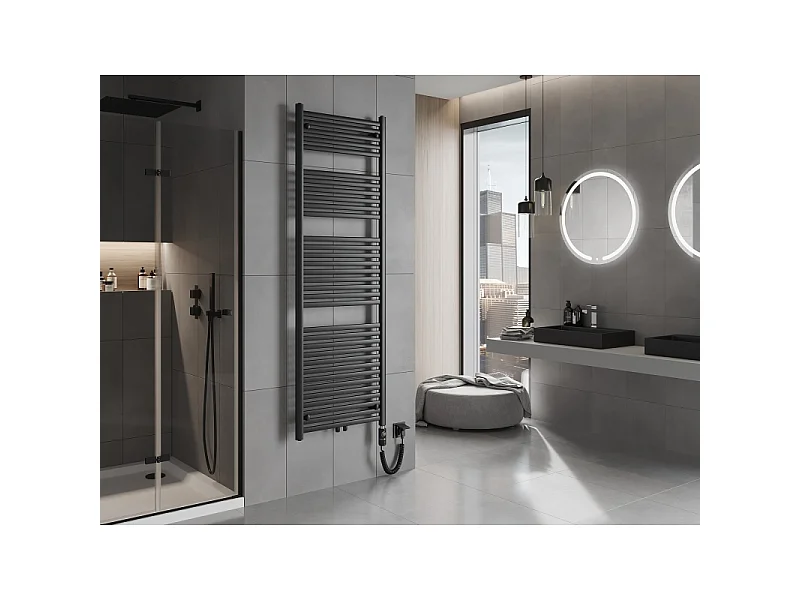 Mexen Hades radiateur électrique 1800 x 600 mm, 900 W, noir - W104-1800-600-2900-70