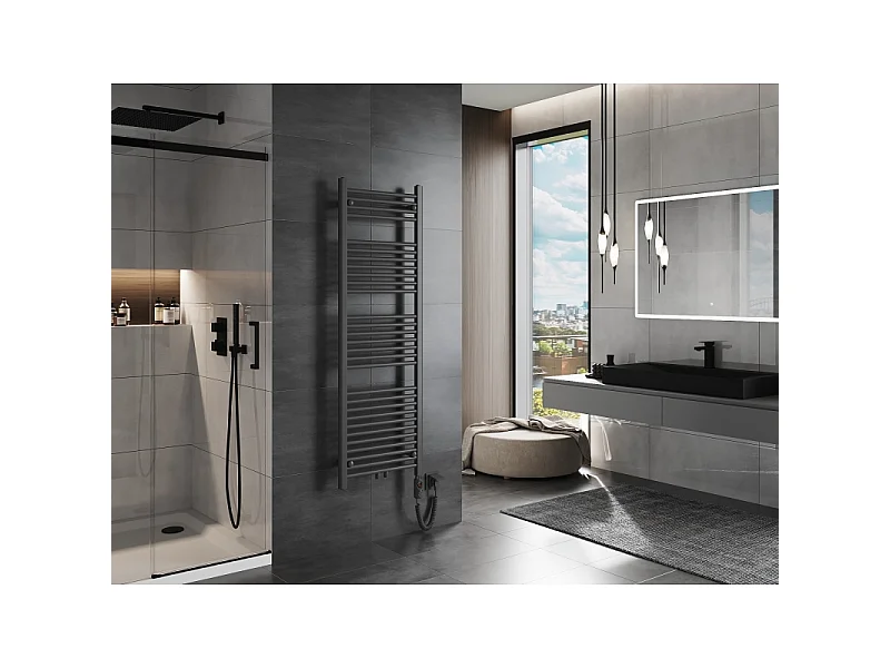 Mexen Mars radiateur électrique 1500 x 500 mm, 600 W, anthracite - W110-1500-500-2600-66