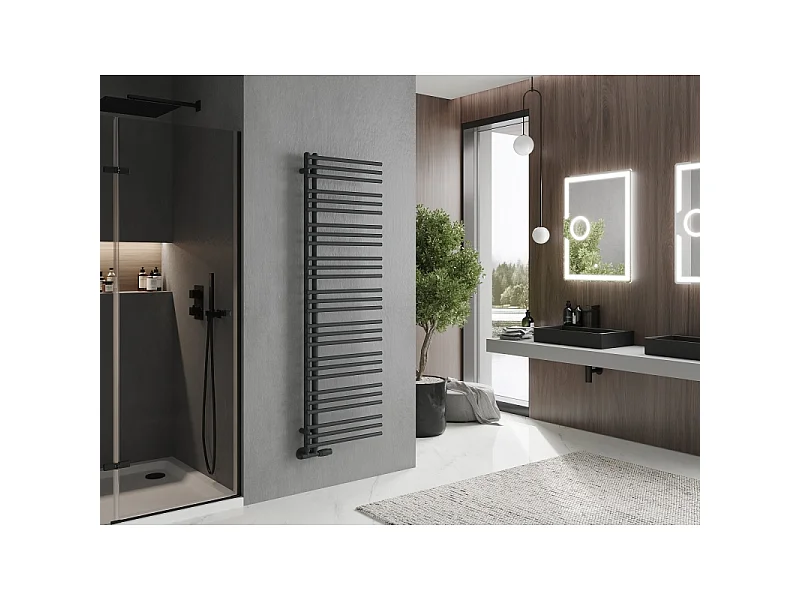 Mexen Neptun radiateur de salle de bain décoratif 1600 x 500 mm, 662 W, anthracite - W101-1600-500-00-66