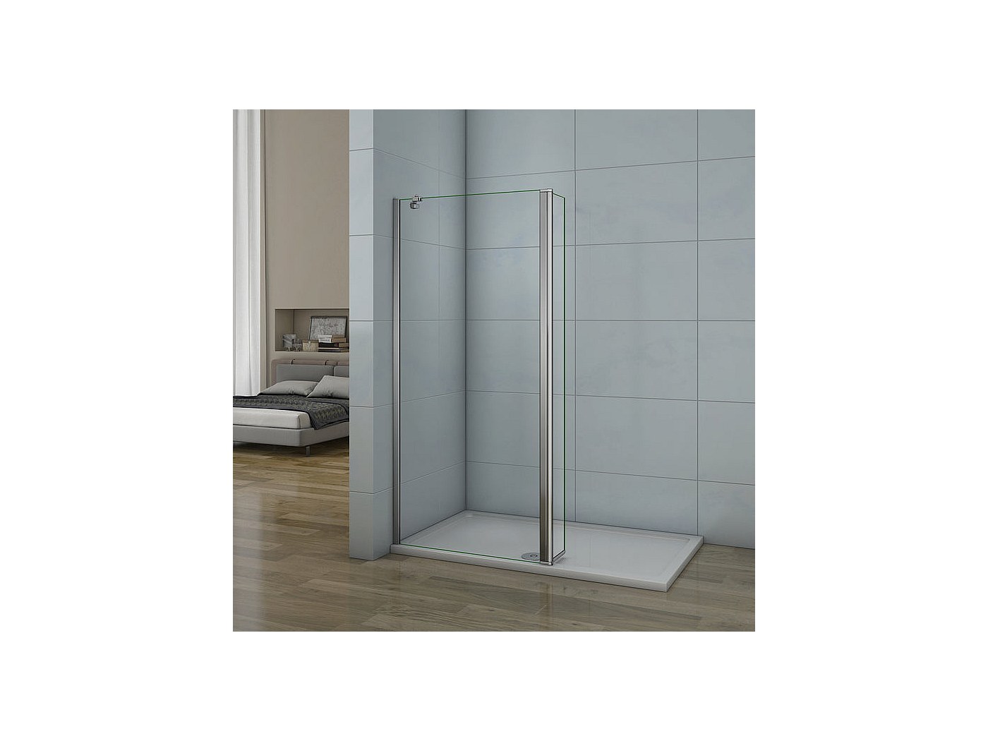 Paroi De Douche Avec Volet Pivotant 70 40