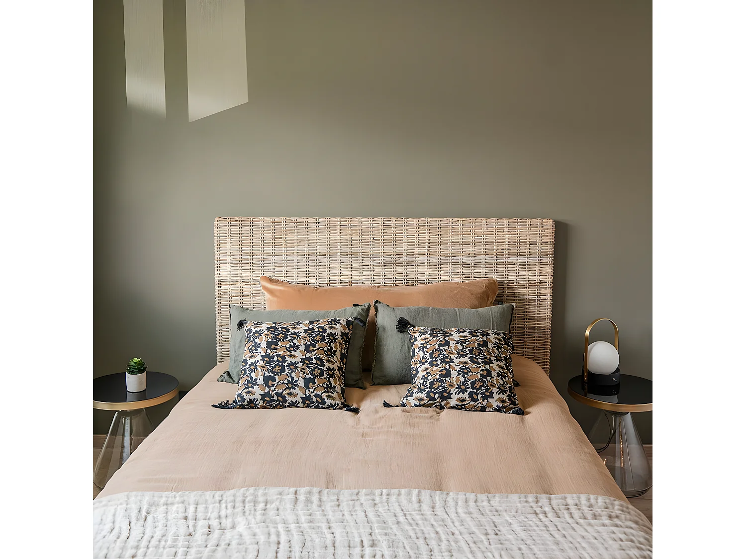 Tête de lit en Kubu 140 cm