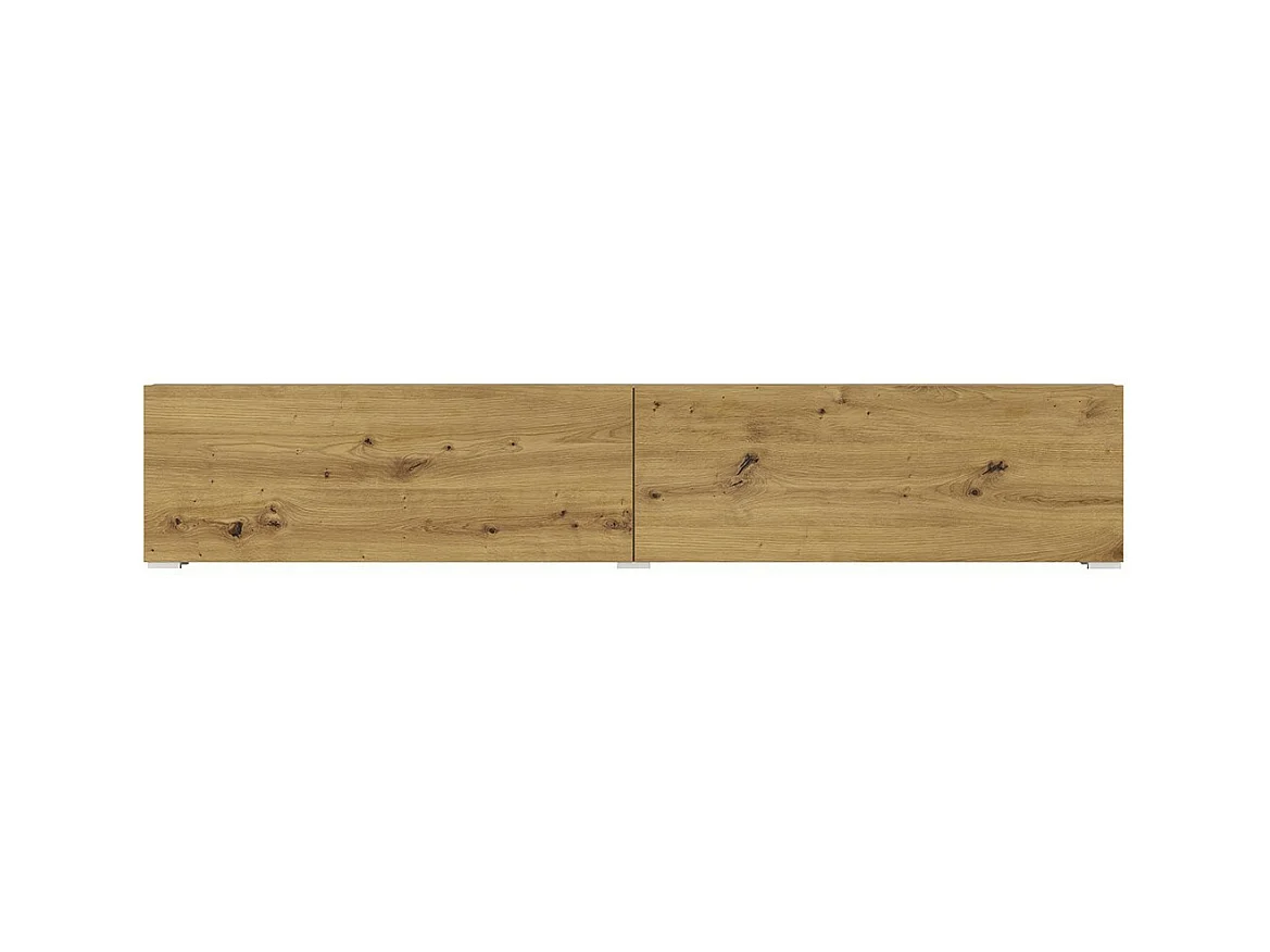 Móvel para TV 180cm coleção EVA. Cor carvalho e preto.