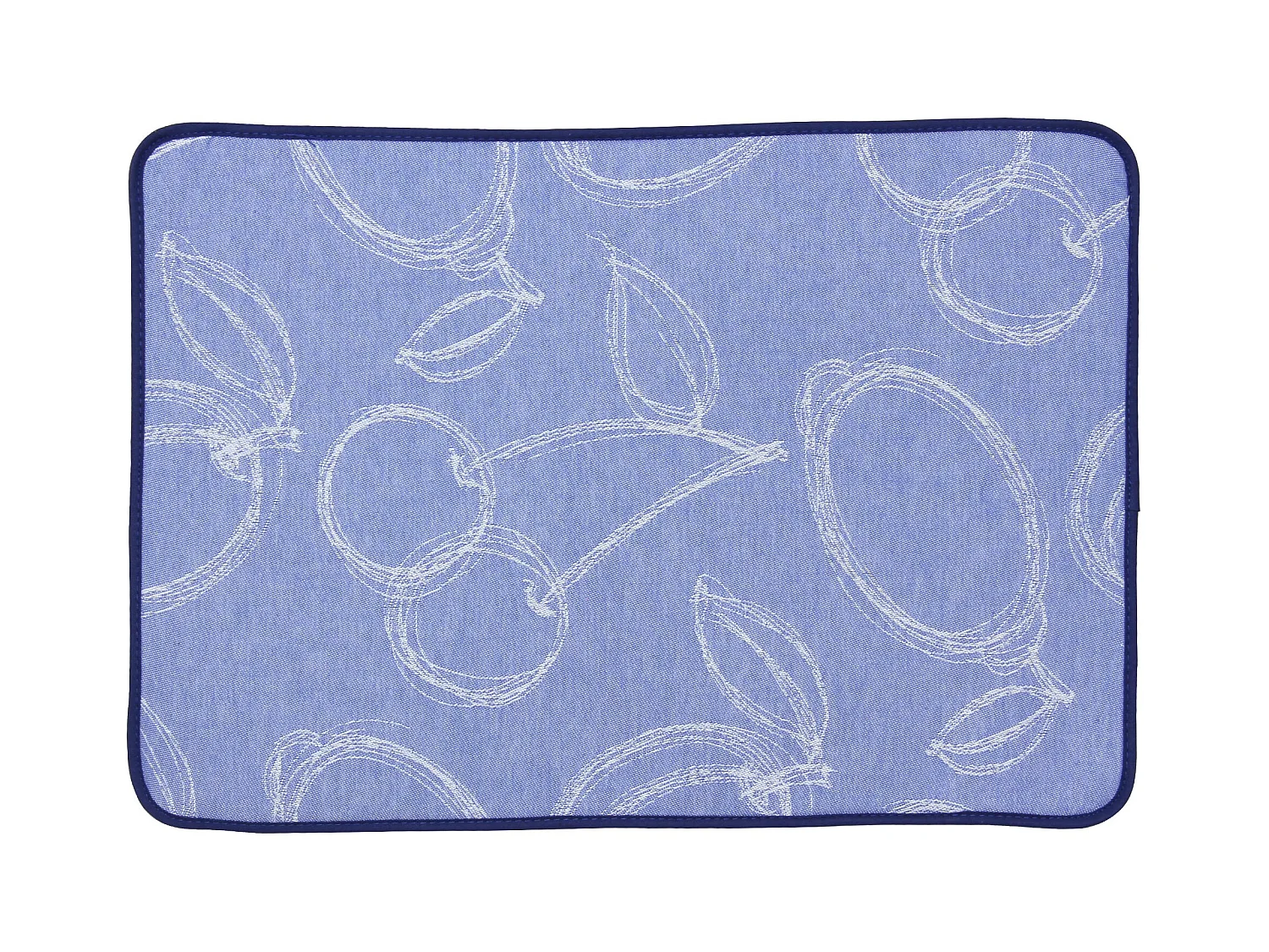 Set de table matelassé 35x50 cm coton LINE Bleu