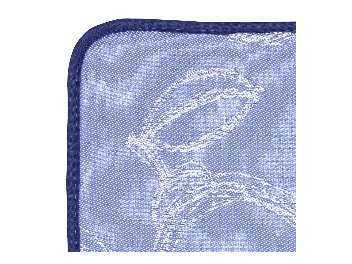 Set de table matelassé 35x50 cm coton LINE Bleu