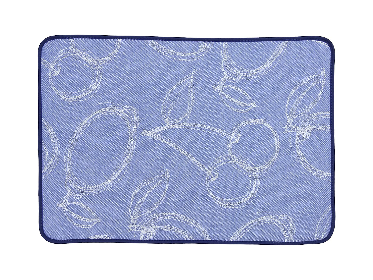 Set de table matelassé 35x50 cm coton LINE Bleu