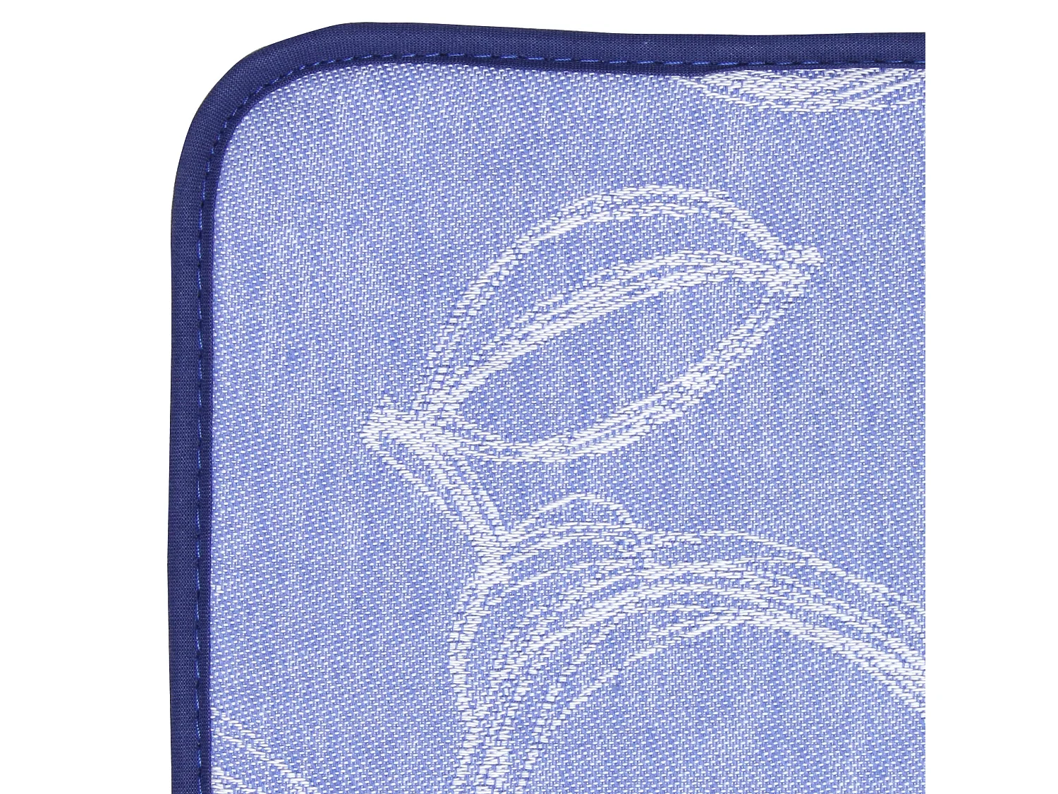 Set de table matelassé 35x50 cm coton LINE Bleu