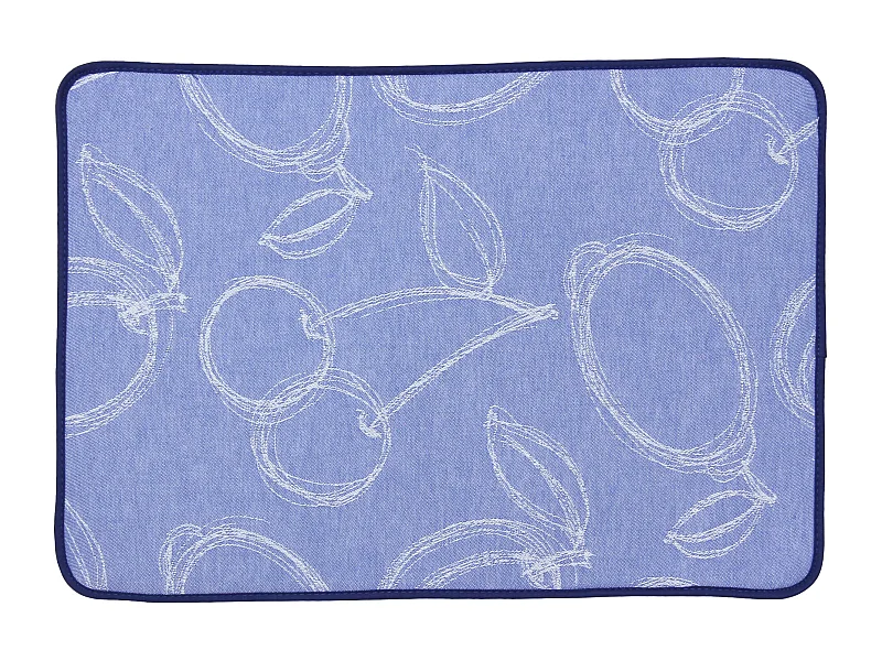 Set de table matelassé 35x50 cm coton LINE Bleu