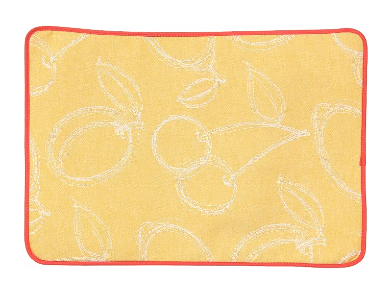 Set de table matelassé 35x50 cm coton LINE Orange