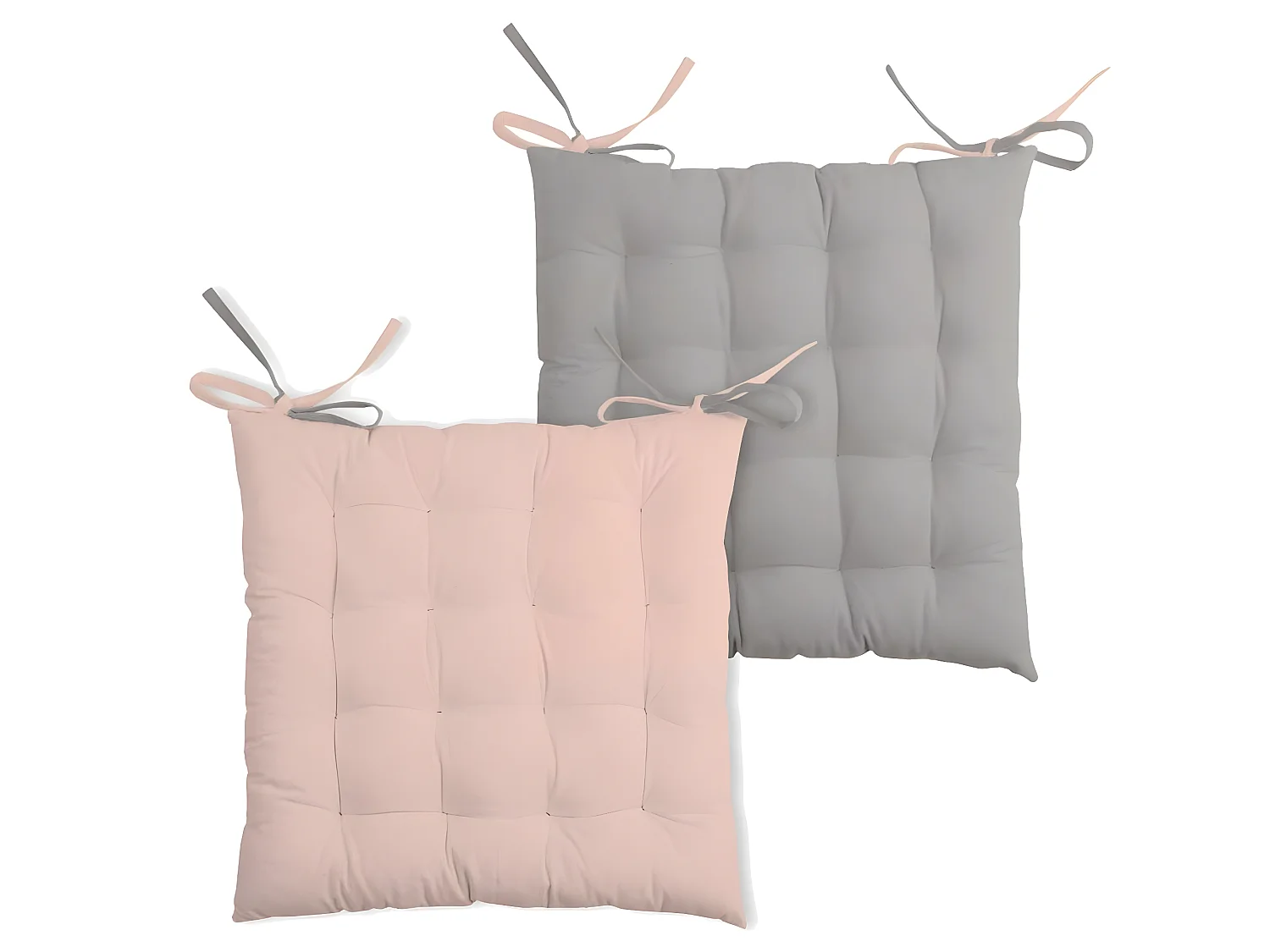 Cojín de silla bicolor