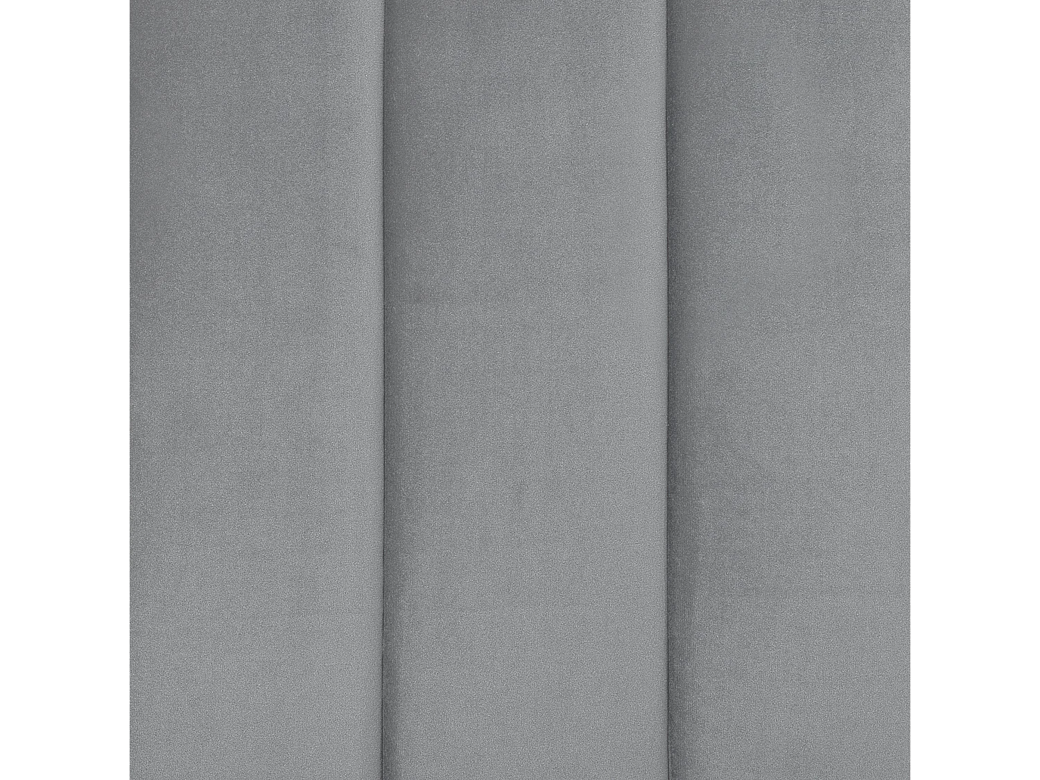 Lit avec sommier Velours MARVILLE 160 x 200 cm Gris