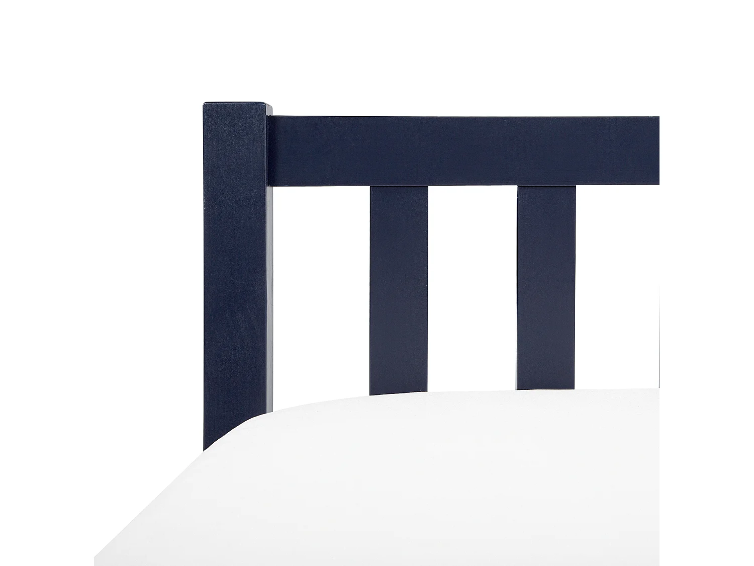 Bed Dennenhout FLORAC 180 x 200 cm Marineblauw