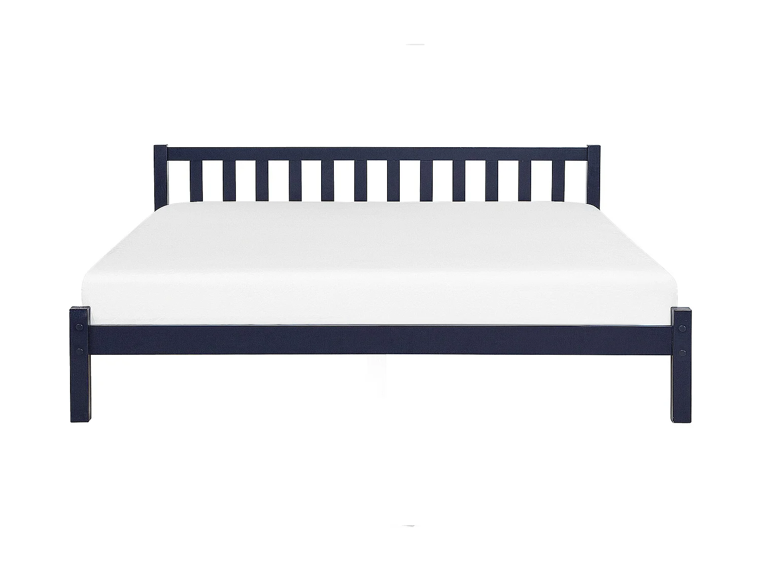 Bed Dennenhout FLORAC 180 x 200 cm Marineblauw