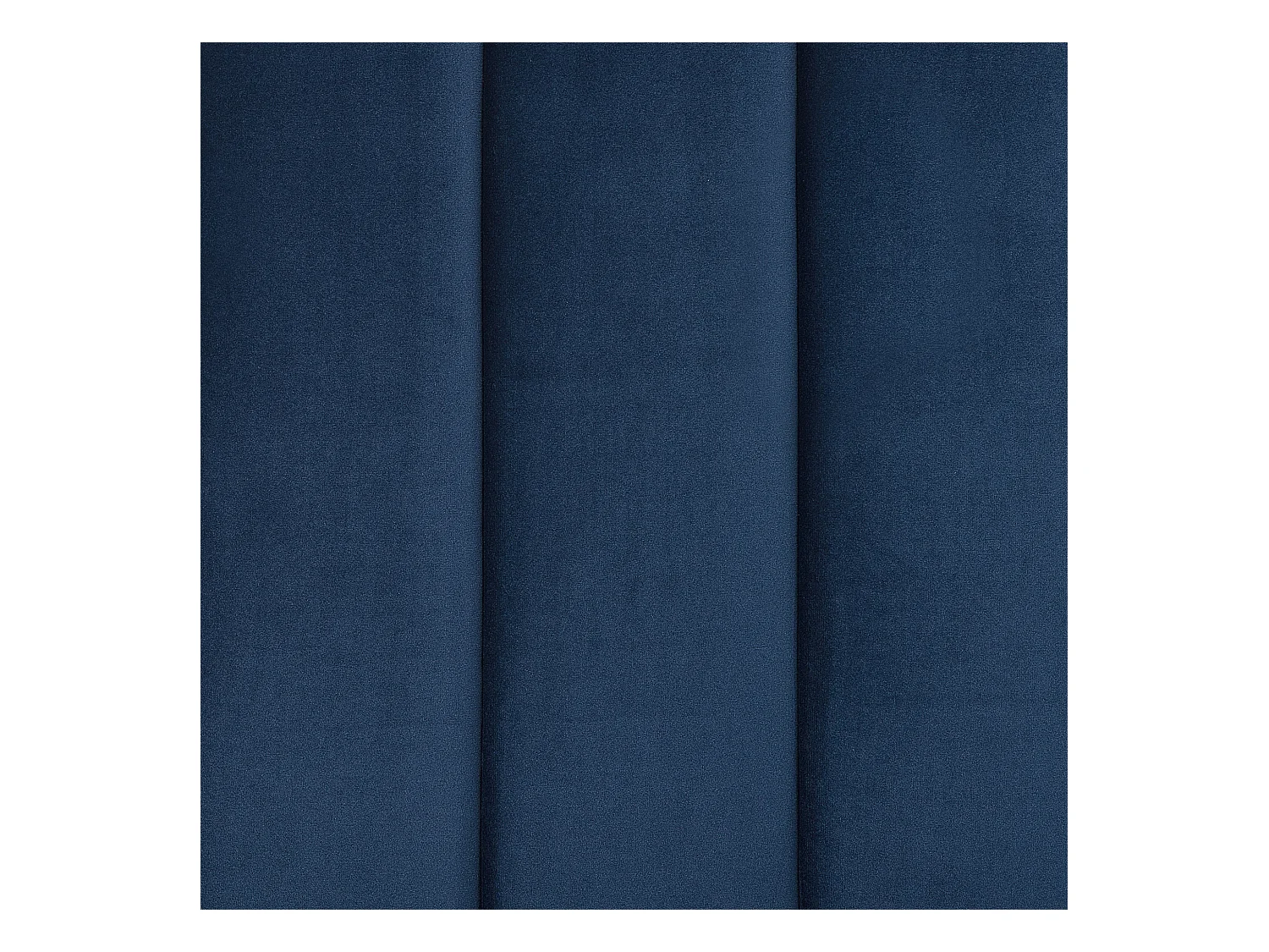 Lit avec sommier Velours MARVILLE 180 x 200 cm Bleu marine