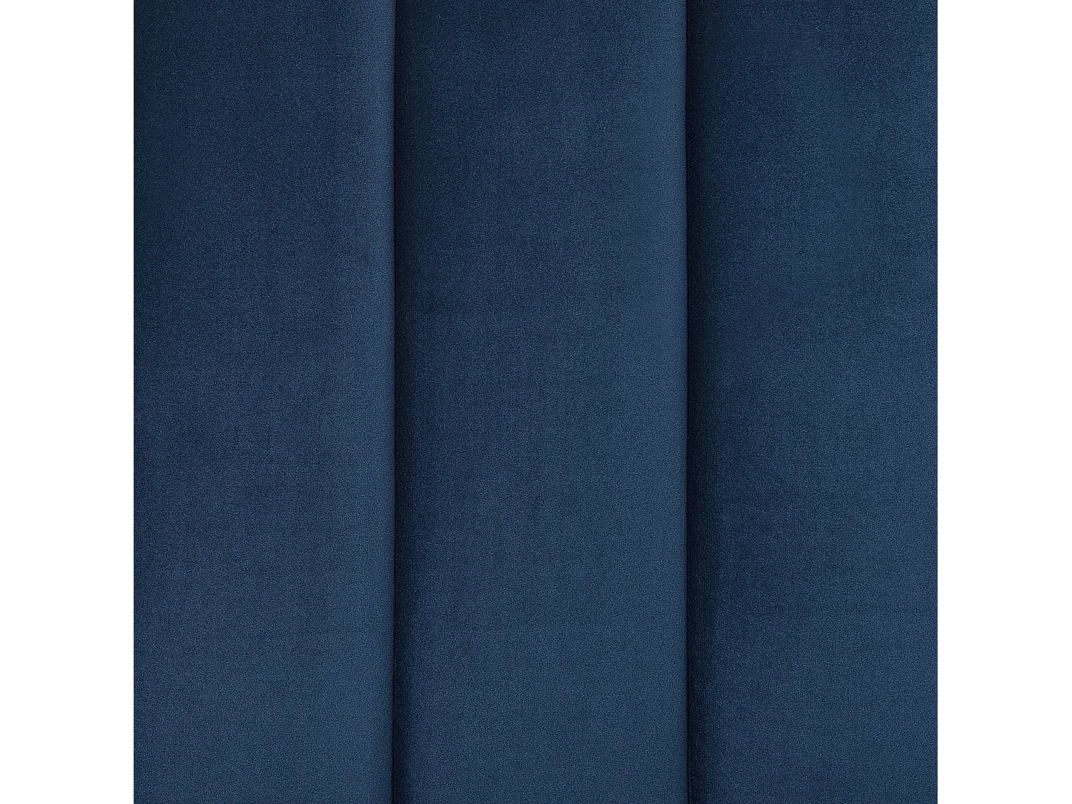 Lit avec sommier Velours MARVILLE 180 x 200 cm Bleu marine