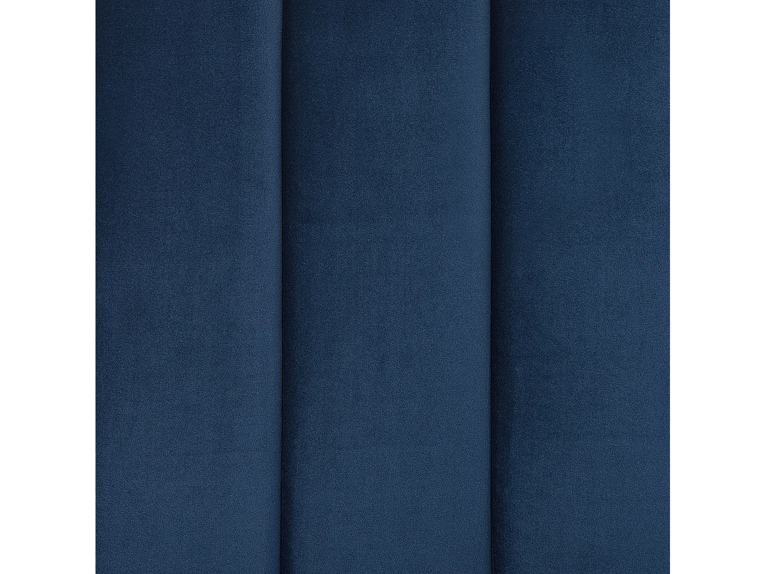 Lit avec sommier Velours MARVILLE 180 x 200 cm Bleu marine