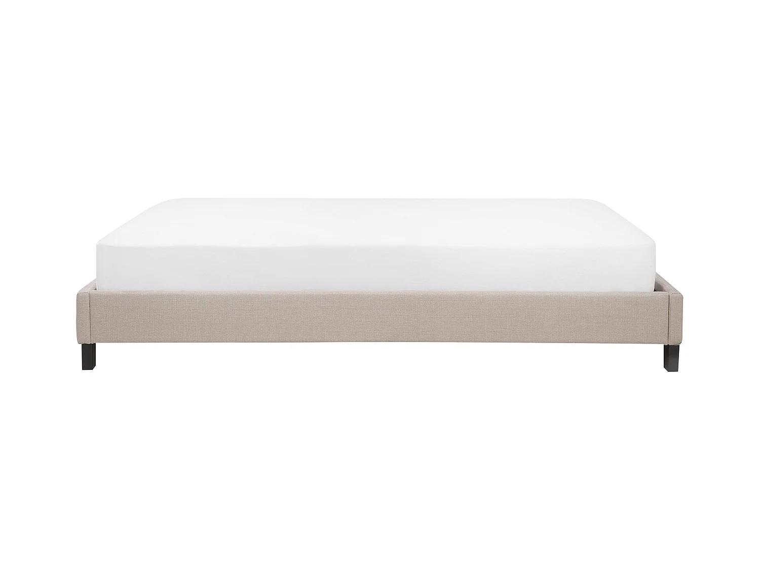 Cama sin cabecero Tela ROANNE 180 x 200 cm Beige