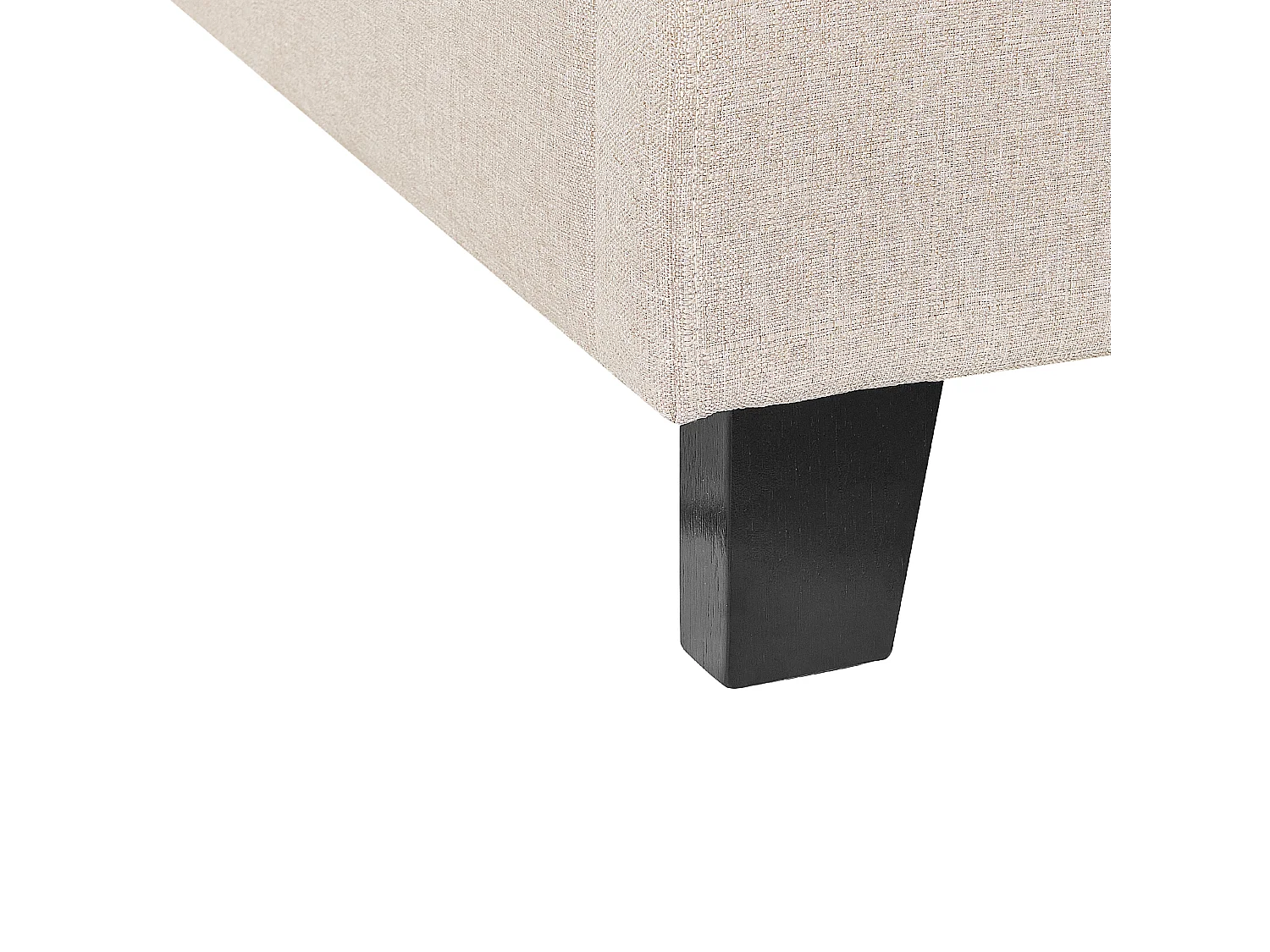 Bed zonder hoofdbord Stof ROANNE 180 x 200 cm Beige