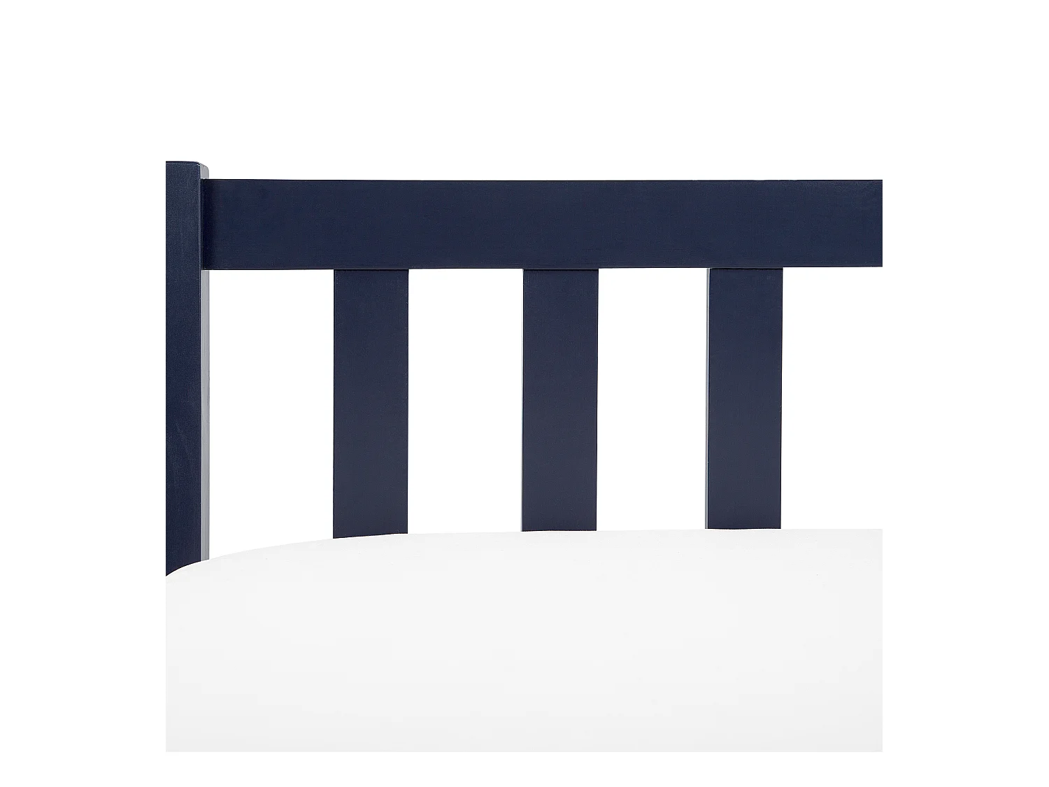 Bed Dennenhout FLORAC 140 x 200 cm Marineblauw