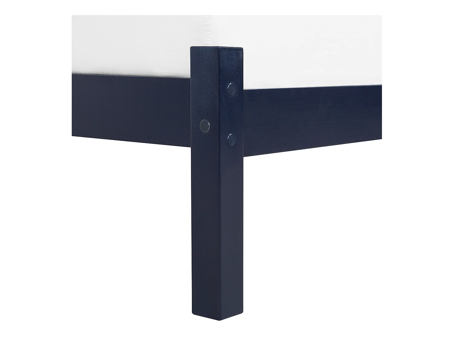 Bed Dennenhout FLORAC 140 x 200 cm Marineblauw