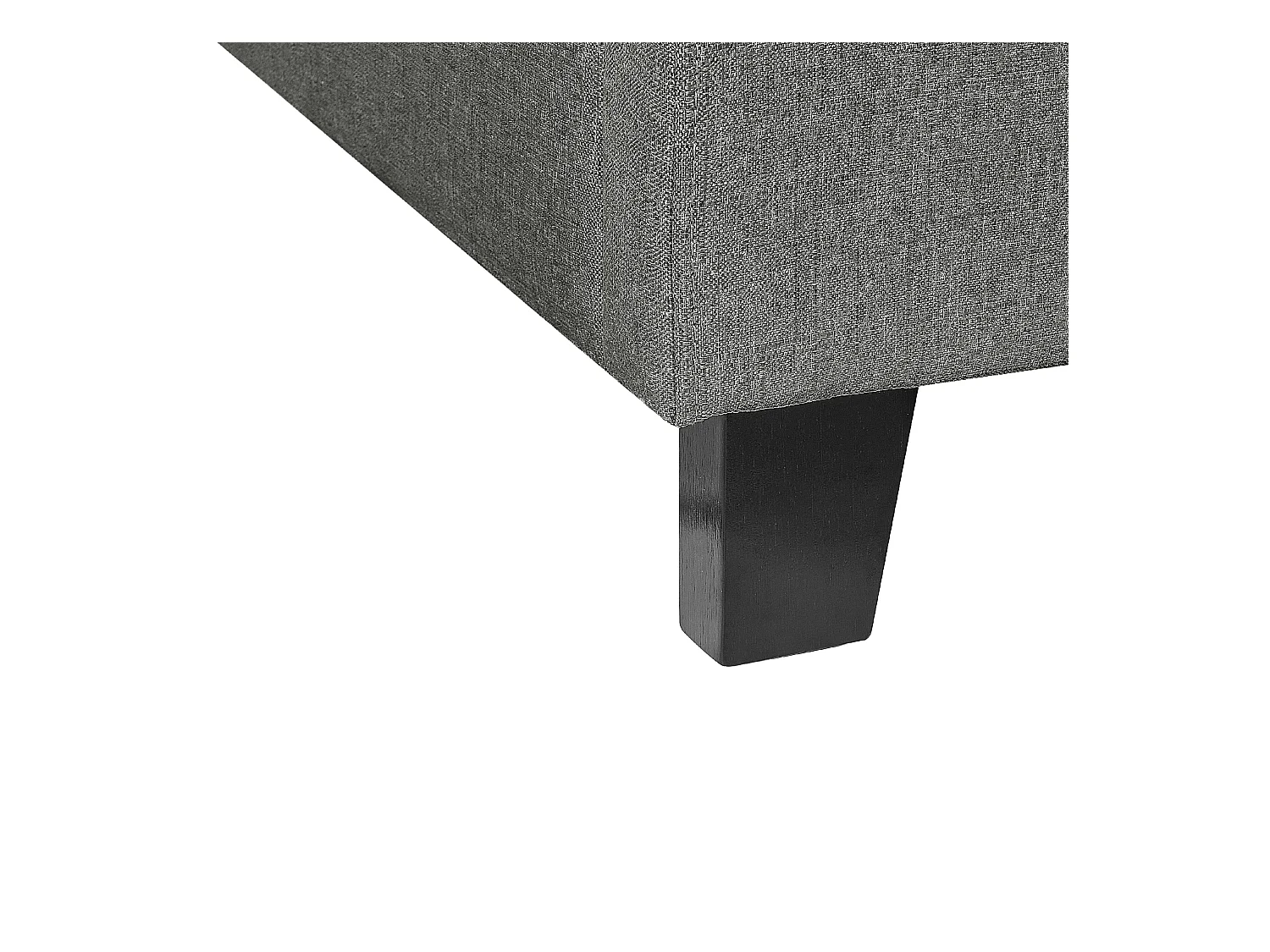 Cama sin cabecero Tela ROANNE 180 x 200 cm Gris