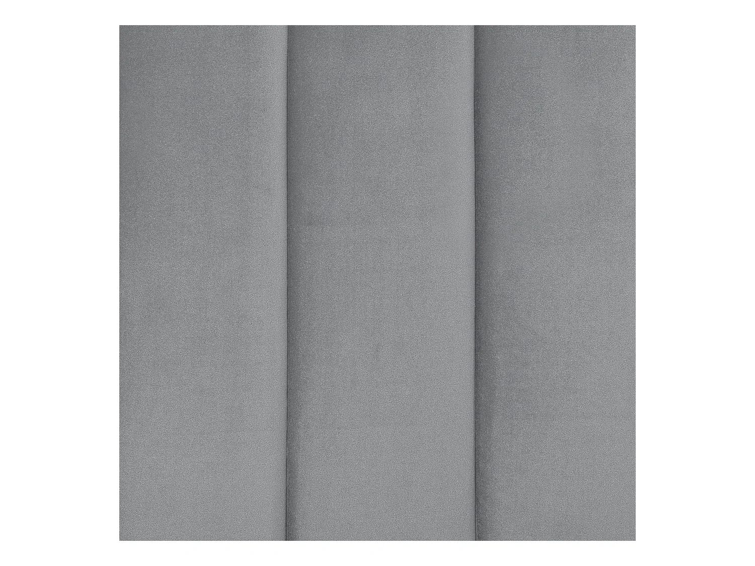 Lit avec sommier Velours MARVILLE 180 x 200 cm Gris