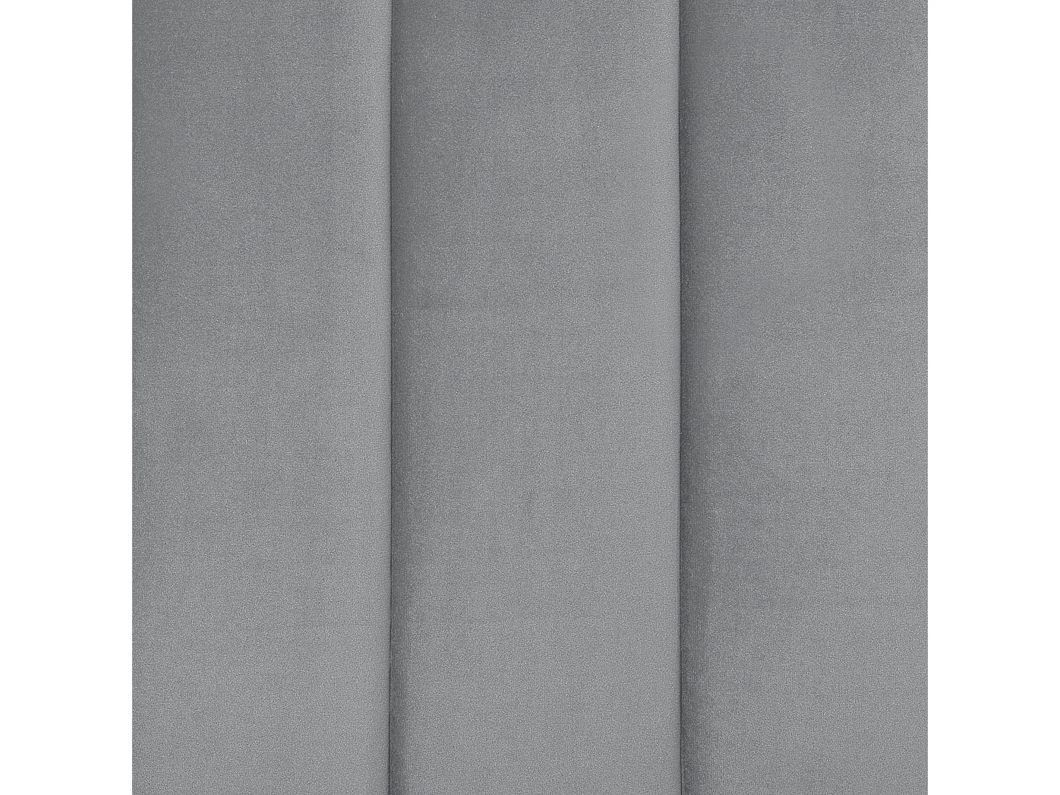 Bed Fluweel MARVILLE 180 x 200 cm Grijs