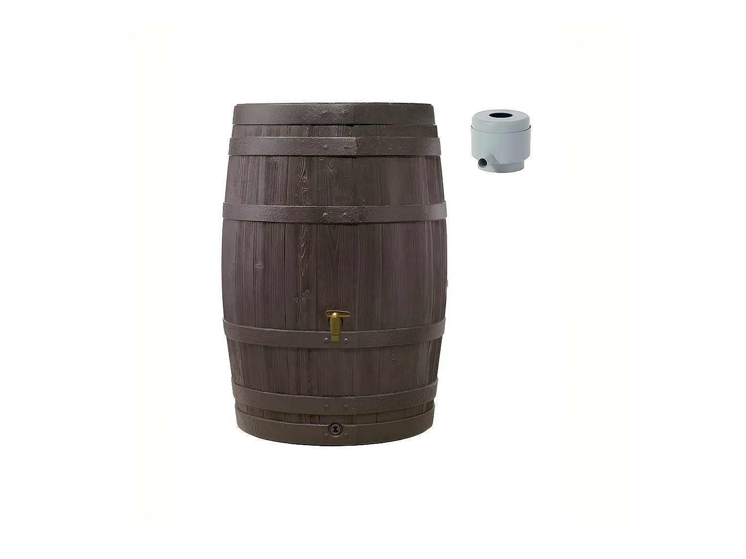 Récupérateur D'eau Aérien Tonneau "vino" 250l