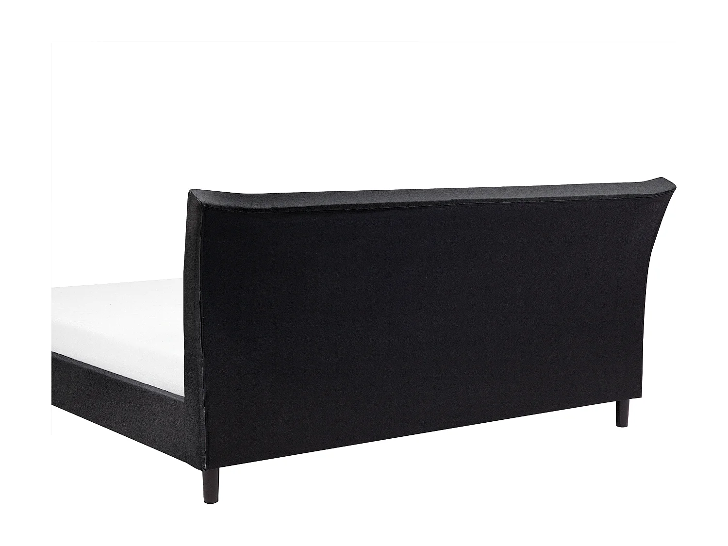 Bed Stof SAVERNE 160 x 200 cm Donkergrijs