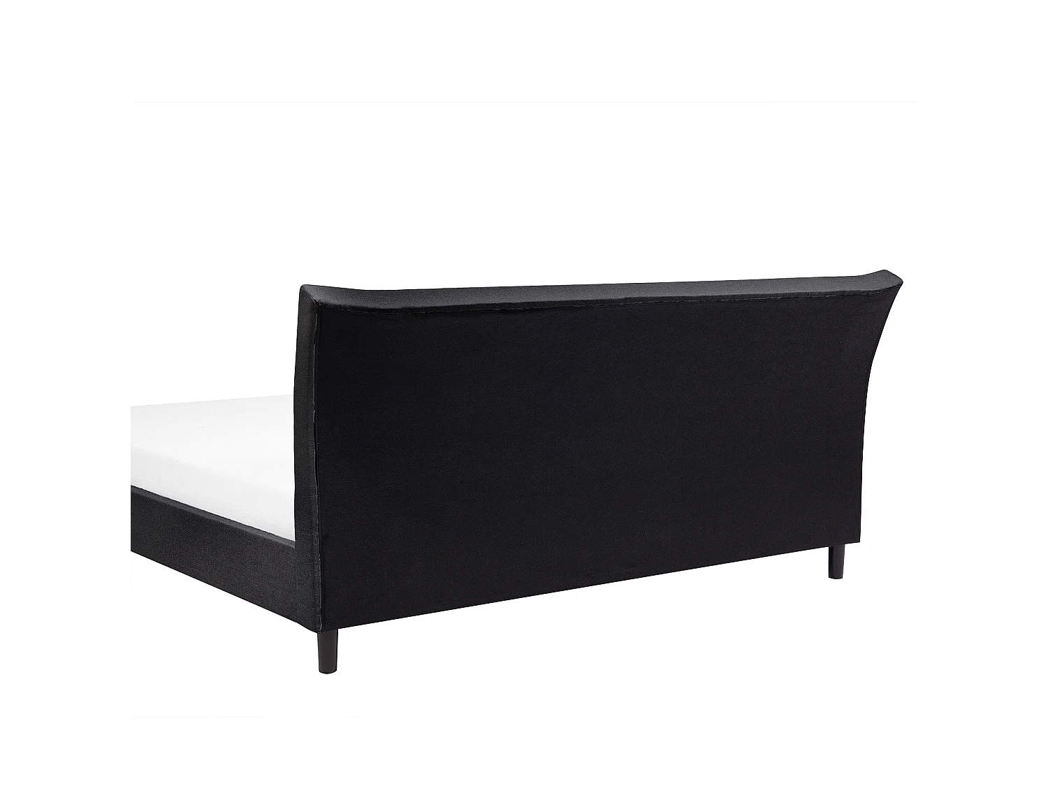 Bed Stof SAVERNE 160 x 200 cm Donkergrijs