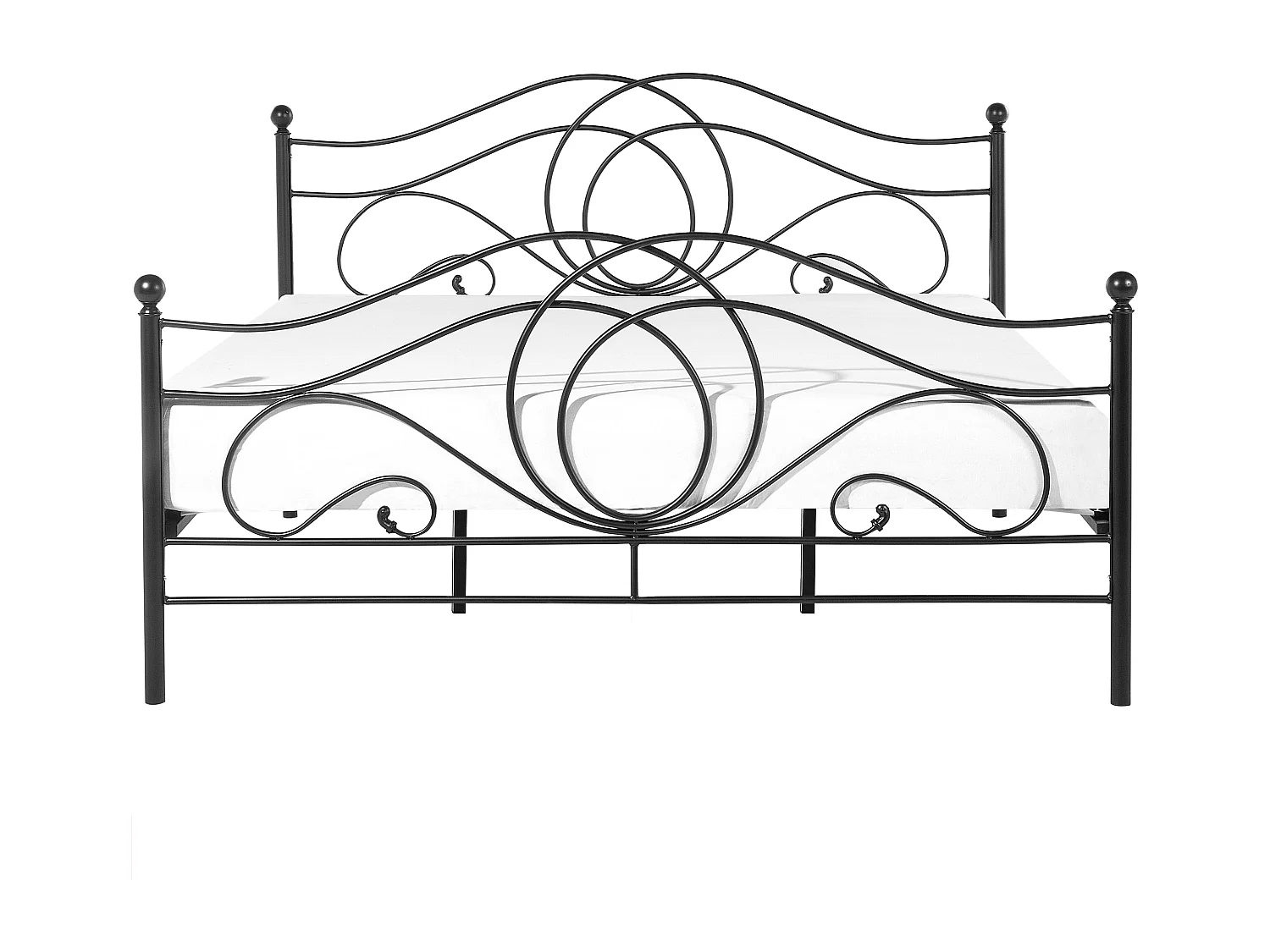 Bed Metaal LYRA 180 x 200 cm Zwart
