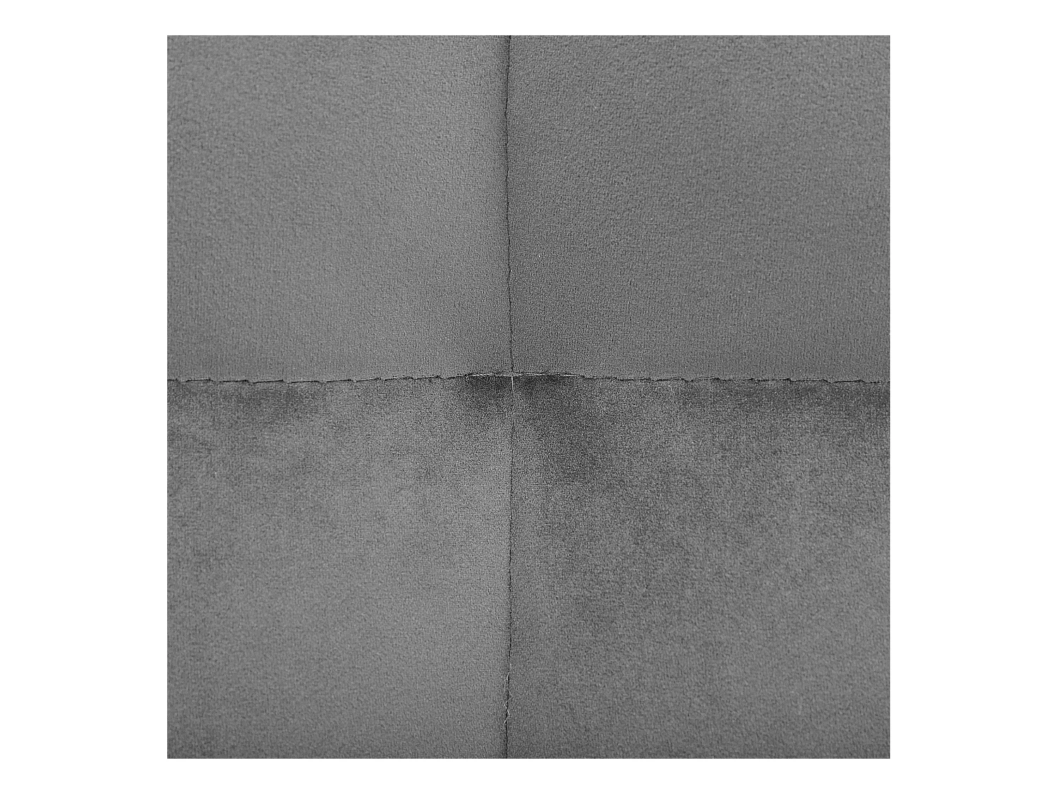 Lit avec sommier Velours SENLIS 180 x 200 cm Gris