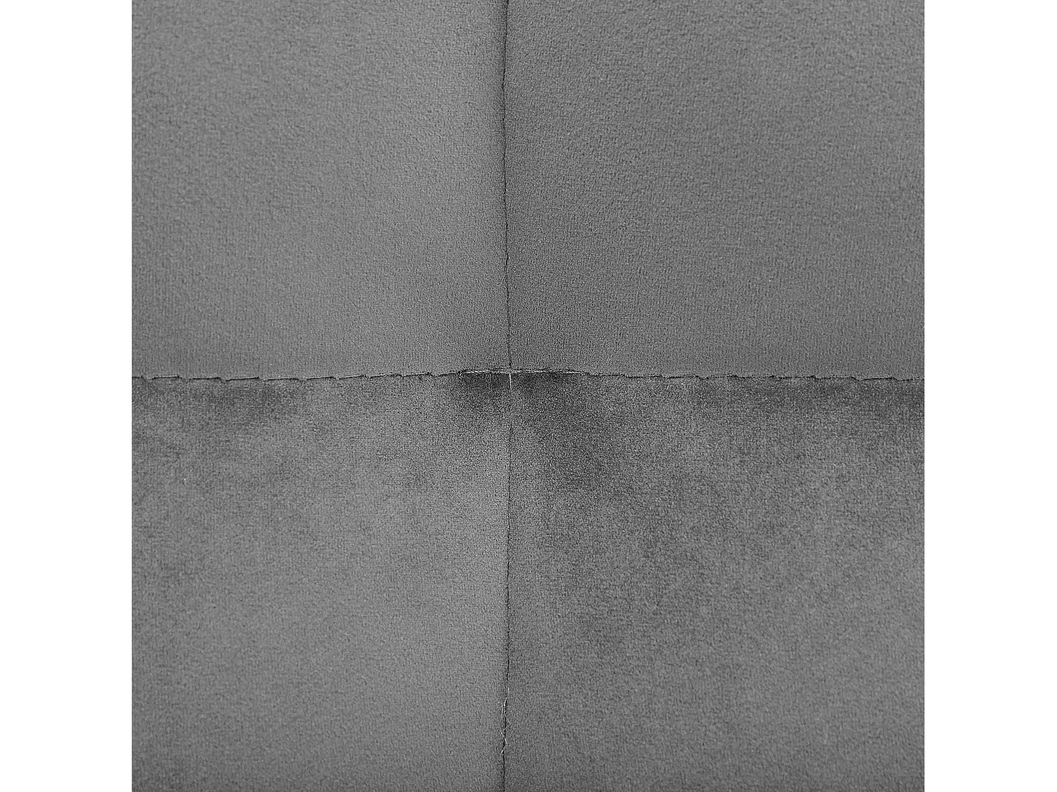 Lit avec sommier Velours SENLIS 180 x 200 cm Gris