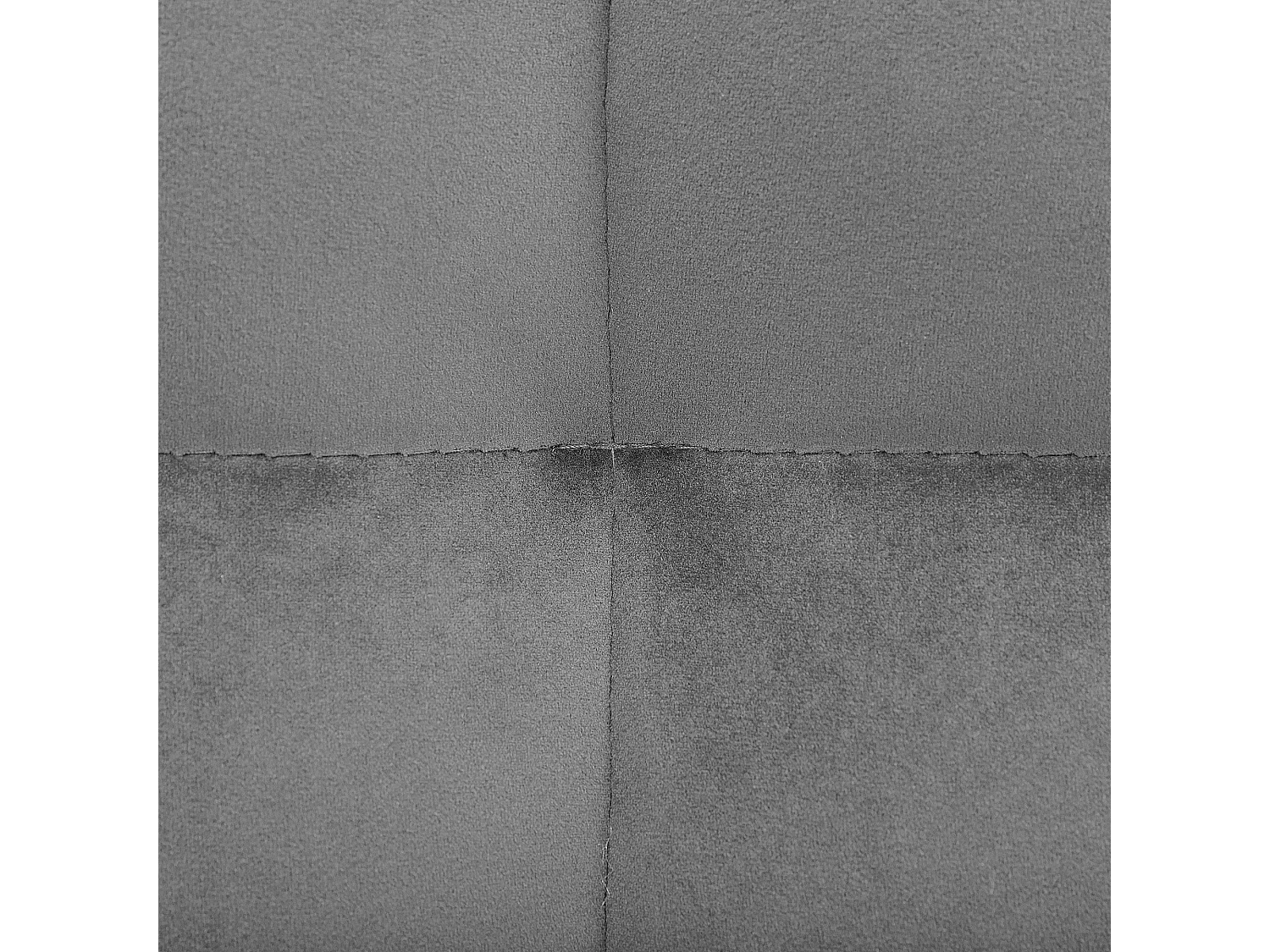 Lit avec sommier Velours SENLIS 180 x 200 cm Gris