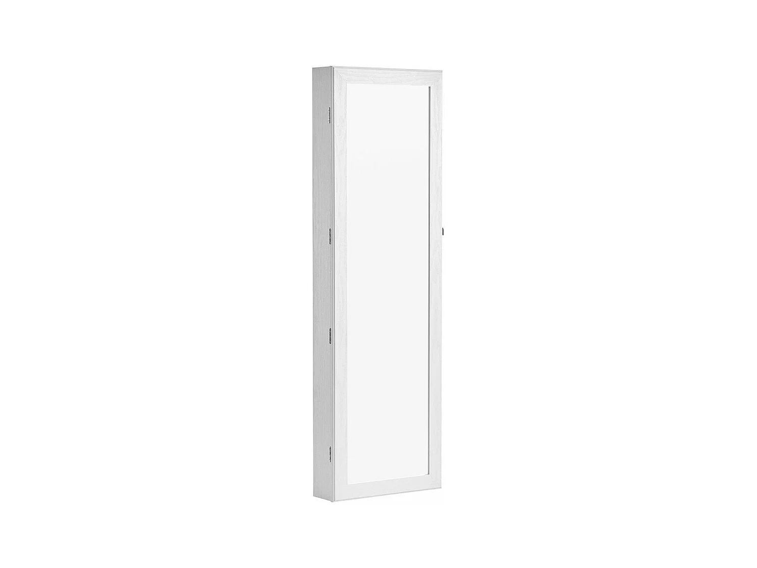 Armoire à bijoux verrouillable pour portes à suspendre avec miroir - H120 cm