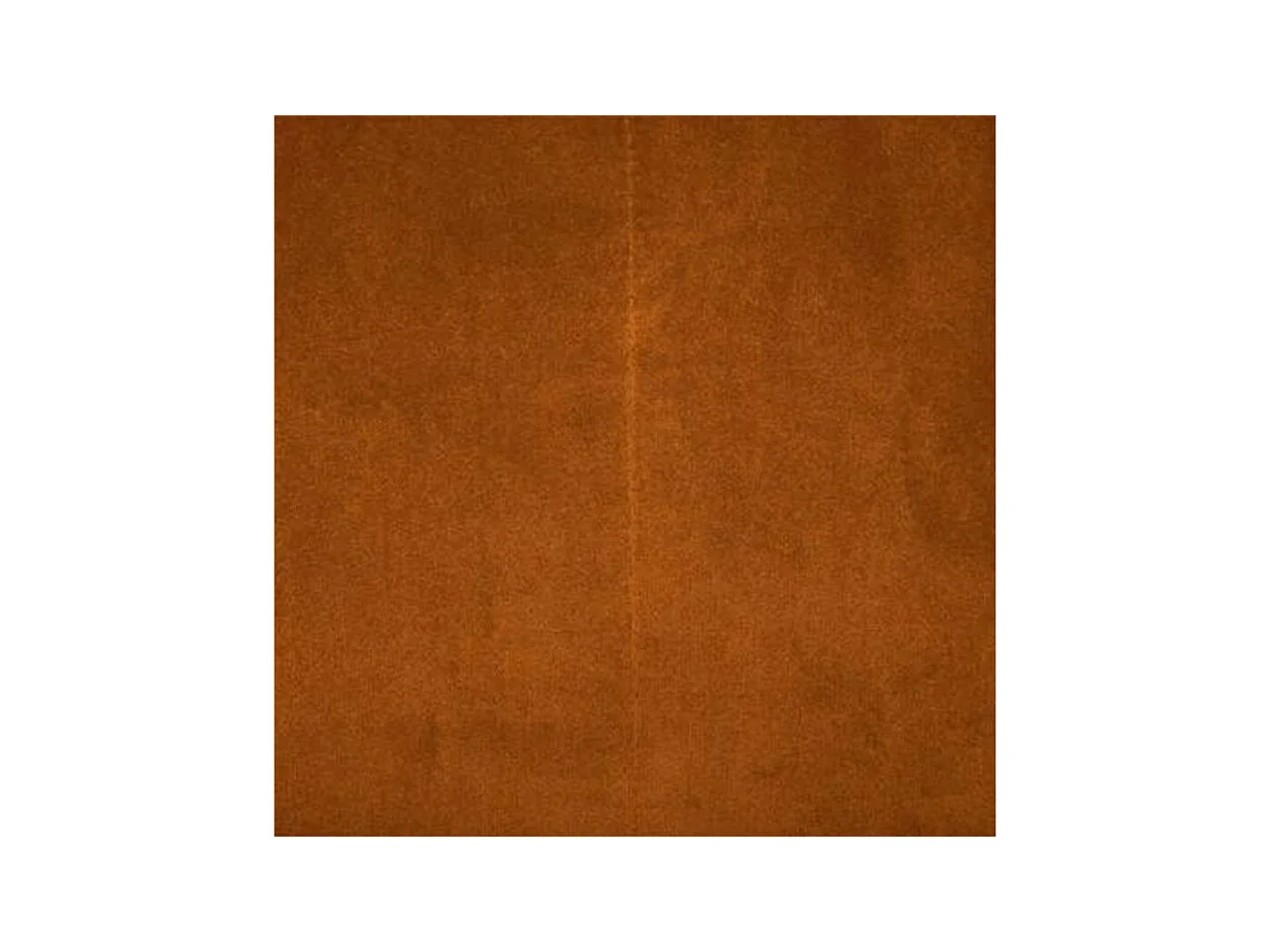 Fauteuil en Velours Ambre et Pieds en métal doré