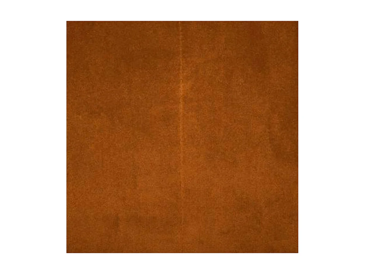 Fauteuil en Velours Ambre et Pieds en métal doré