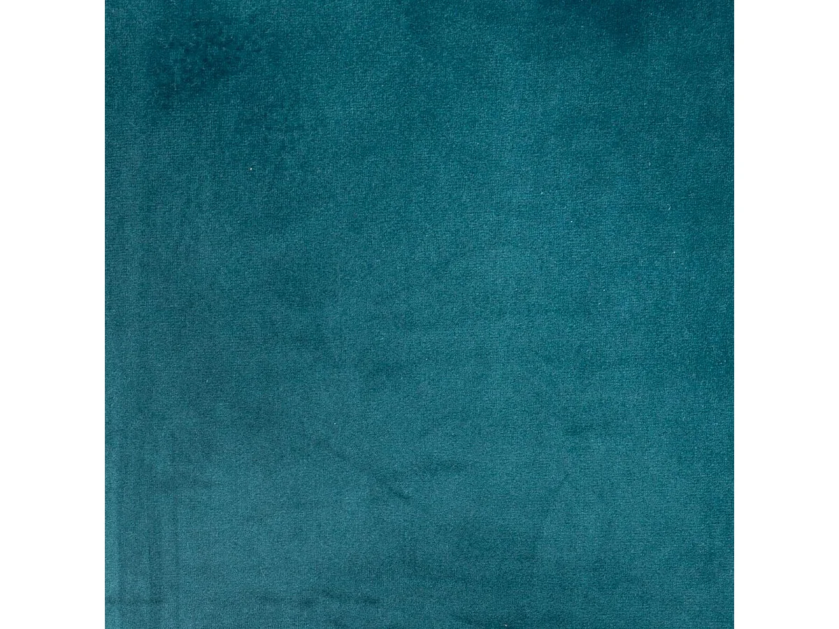 Fauteuil en Velours Bleu et Pieds en métal doré